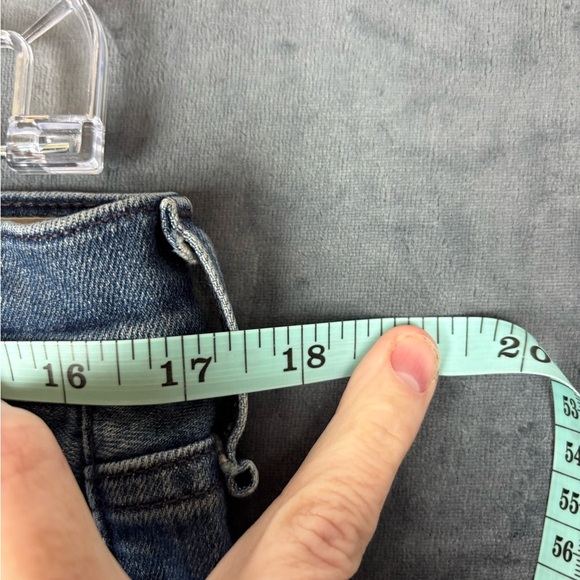 Rag & Bone Blue Slim Jeans with Distressed Look - Picture 7 of 11